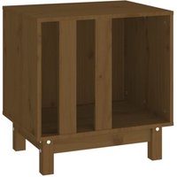 VidaXL Hundehütte Massivholz Kiefer Hundehöhle Hundebett braun 50 cm, 50 cm, 52 cm