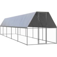 VidaXL Outdoor Hühnerkäfig mit Komplettüberdachung 2 m, 10 m, 2 m