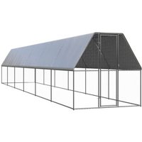 VidaXL Outdoor Hühnerkäfig mit Komplettüberdachung 2 m, 12 m, 2 m
