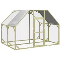 VidaXL Hühnerstall Massivholz Kiefer Imprägniert 2,68 m, 2 m, 1,9 m