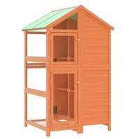 VidaXL Voliere braun