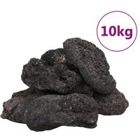 VidaXL Lavagranulat Schwarz 10-30 10 kg