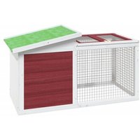 VidaXL Kaninchenstall 100,5x54x55cm (L x B x H) braun