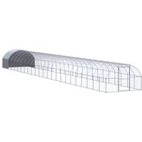 VidaXL Hühnerstall / Geflügelstall mit Dach 3 m, 24 m, 2 m