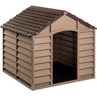 VidaXL Hundehütte Braun PP Hundehaus Hundehöhle Hundebox 86 cm, 84 cm, 82 cm