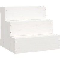 VidaXL Haustiertreppe M (40x37,5x35 cm) weiß