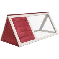 VidaXL Holz Kaninchenstall / Kleintierstall rot