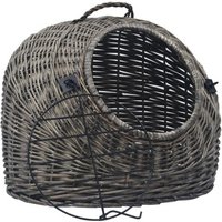 VidaXL Katzentransporter Grau 35 cm, 35 cm, 45 cm