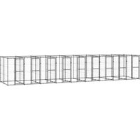 VidaXL Hundehütte 9,9 m, 2,2 m, 1,8 m