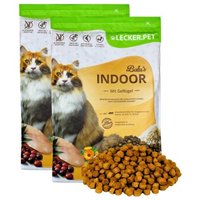 Lyra Pet Lecker.Pet Balu's Indoor Geflügel Katzenfutter Trockenfutter Vollnahrung 5 kg