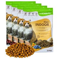 Lyra Pet Lecker.Pet Balu's Indoor Geflügel Katzenfutter Trockenfutter Vollnahrung 10 kg