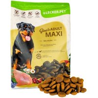 Lyra Pet Lecker.Pet Gino's Adult Maxi mit Huhn Hundefutter Trockenfutter Vollnahrung 4 kg