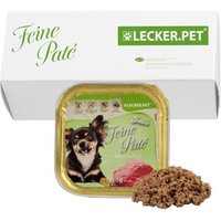 Lyra Pet Lecker.Pet Josie's Feine Paté Reich an Kalb Hundefutter Nassfutter Vollnahrung 11x150 g