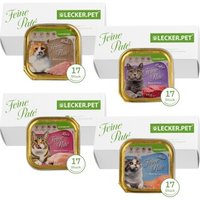 Lyra Pet Lecker.Pet Balu's, Emily's, Leo's & Mia's Feine Paté Katzenfutter Nassfutter Mix