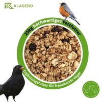 KLASEBO Fettfutter 25 kg, Vogelfutter, Streufutter, Wildvogelfutter, Wildvogelmischung