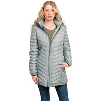 Knuffelwuff leichte Damen Übergangsjacke Brooklyn hellgrau 38 - EU