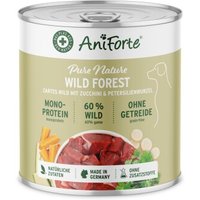 AniForte Nassfutter WildForest Wild mit Zucchini 6x800 g