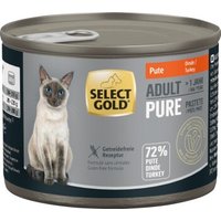 SELECT GOLD Pure Adult Paté Pute 6x200 g
