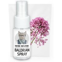 Kater Kasimir Baldrian-Spray. Rein natürlich im 30ml Pumpzerstäuber