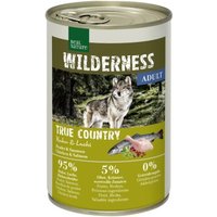 REAL NATURE WILDERNESS Nassfutter Hund, Adult, True Country, Huhn und Lachs 6x400 g
