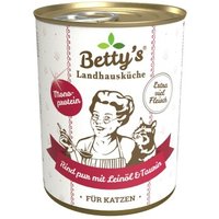 Betty's Landhausküche Rind pur mit Leinöl 6x400 g