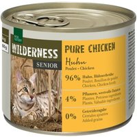 REAL NATURE WILDERNESS Nassfutter Katze, Senior, Pure Chicken 6x200 g