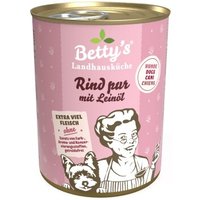 Betty's Landhausküche Rind pur mit Leinöl 6x400 g