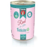 Fellicita Rind pur für Kitten 6x 400g