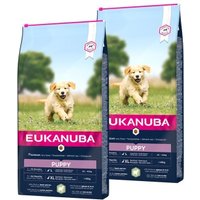 EUKANUBA Trockenfutter Hund Puppy, Lamm & Reis 2x12 kg