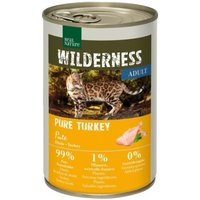 REAL NATURE WILDERNESS Nassfutter Katze, Adult Pure Turkey 6x400 g