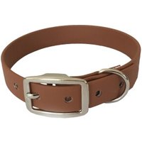 bio-leine 21-30cm HU Biothane Halsband braun/ caramell 24 cm, 33 cm