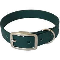bio-leine 21-30cm HU Biothane Halsband dunkelgrün 21 cm, 30 cm