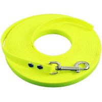 bio-leine 15-25 kg Biothane Schleppleine neon gelb 12 m