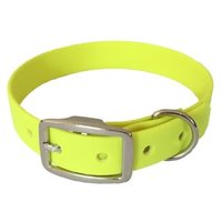 bio-leine 21-30cm HU Biothane Halsband neon gelb 52 cm, 62 cm