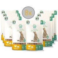 Fellicita Huhn & Flussbarsch Fleischstreifen 8x 50g Fellonis Katzensnacks