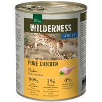 REAL NATURE WILDERNESS Nassfutter Katze, Adult Pure Chicken 24x800 g