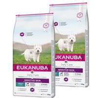 EUKANUBA Trockenfutter Hund Daily Care Sensible Haut Adult 2x12 kg