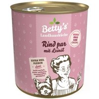Betty's Landhausküche Rind pur mit Leinöl 6x800 g