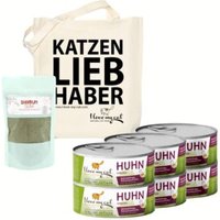 I love my cat Futterset Katzenfutter Nass mit Huhn für übergewichtige Katzen Nahrungsergänzung