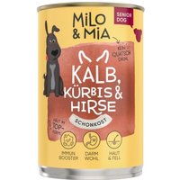 Milo & Mia Kalb, Kürbis & Hirse 6x400 g