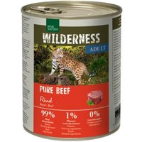REAL NATURE WILDERNESS Nassfutter Katze, Adult Pure Beef 12x800 g