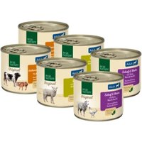 REAL NATURE Nassfutter Hund, Adult 6x200 g Mixpaket 1
