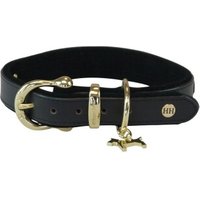 Happy House Halsband Sattelleder Luxus schwarz XXL