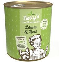 Betty's Landhausküche Lamm & Reis 6x800 g