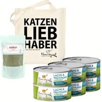 I love my cat Futterset Katzenfutter Nass mit Lachs und Truthahn für Katzen mit Gewichtsproblemen