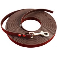 bio-leine 15-25 kg Biothane Schleppleine dunkelbraun 20 m