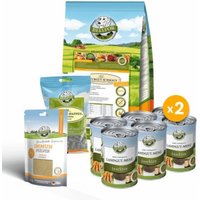 Bellfor Leishmaniose Set für Hunde - Naturgut-Schmaus 4kg + Landgut-Menü 12x400g + Immun Pulver 80g + Landgut-Happen 200g