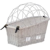 Aumüller Fahrradkorb für Gepäckträger weiß