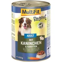 MultiFit Adult Ragout Kaninchen und Karotten 12x400 g