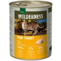 REAL NATURE WILDERNESS Nassfutter Katze, Adult Pure Turkey 24x800 g